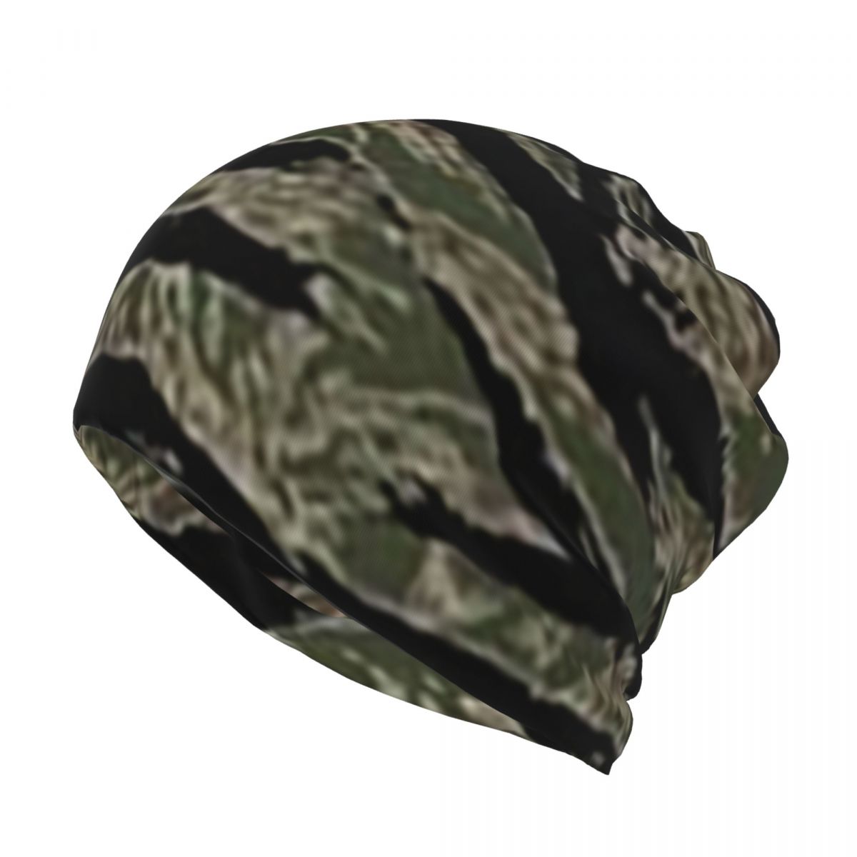 Tiger Stripe Camouflage Milita - Knit Beanie Hat Warm 评论和价格
