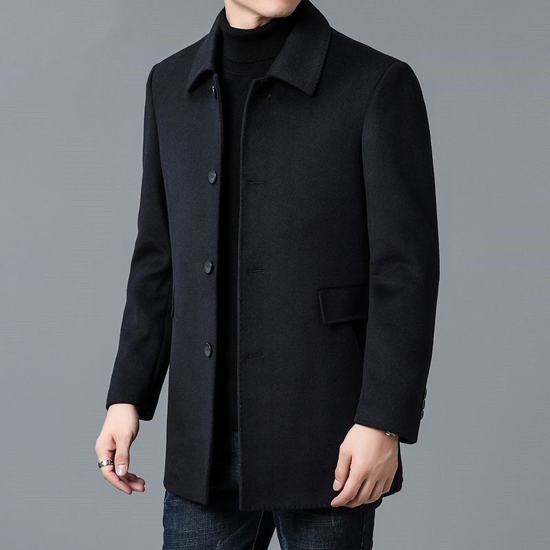 Wool Blend Coat White Mans Sha - Wool Scarf Men 评论和价格