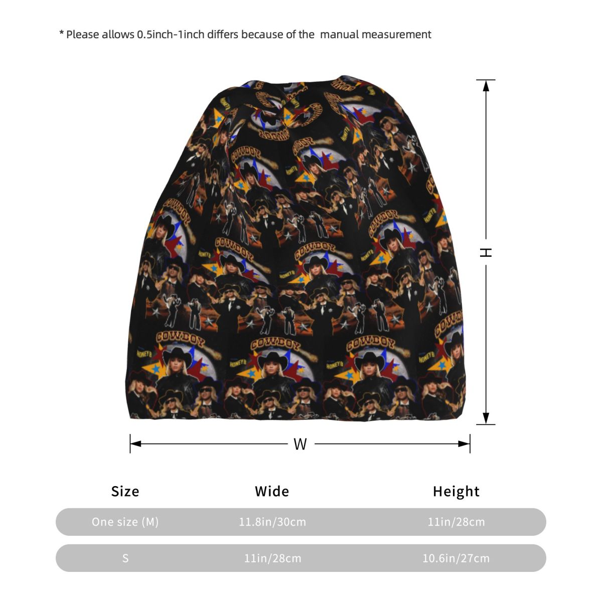 Cowboy Carter Beyonce New Albu - Knit Beanie Hat Warm 评论和价格