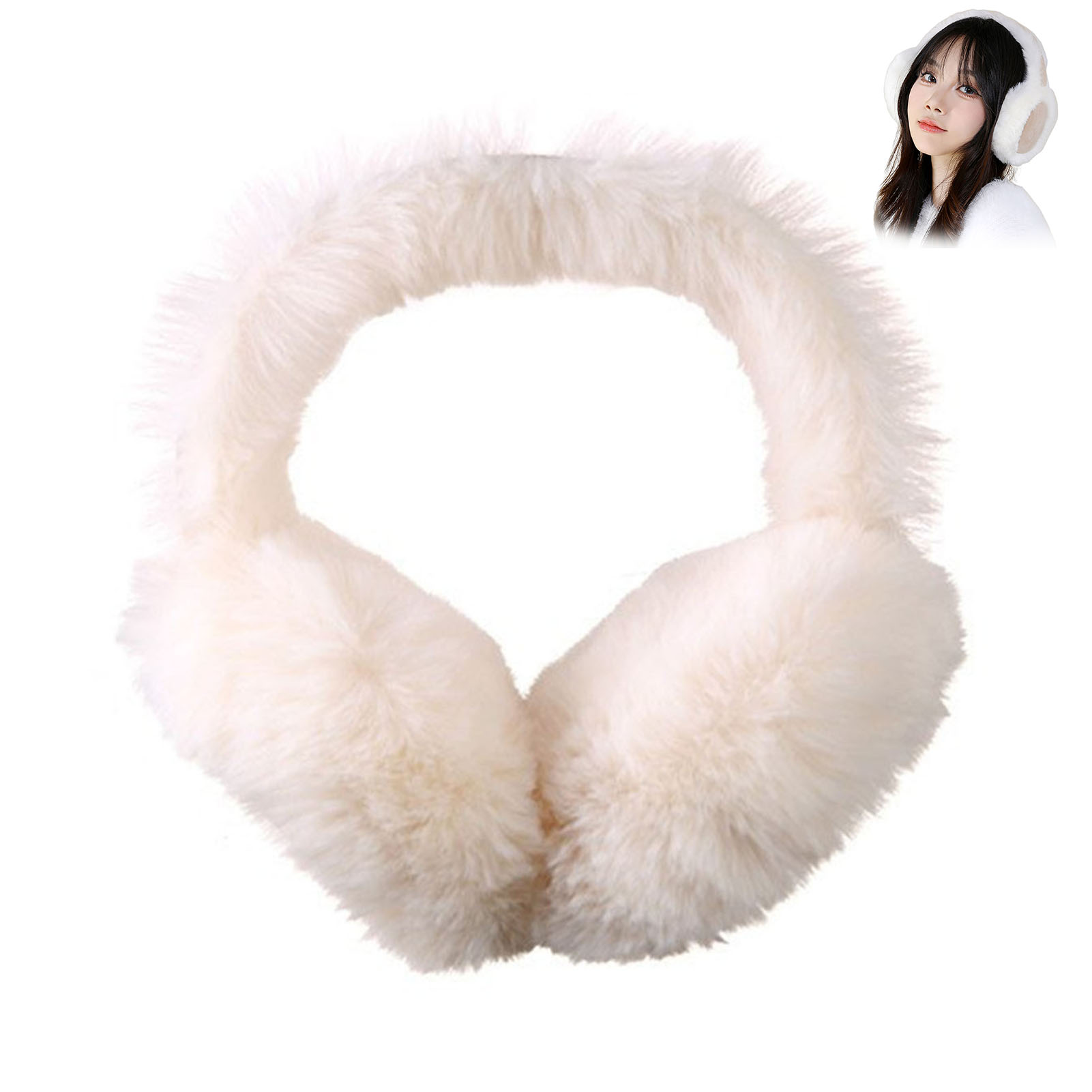 Windproof Earmuffs Plush Warm  - Earmuffs Foldable 评论和价格