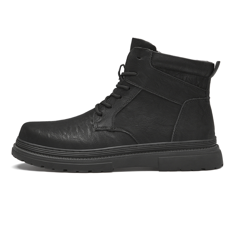 Warm Winter Men Leather Shoes  - Waterproof Winter Boot 评论和价格