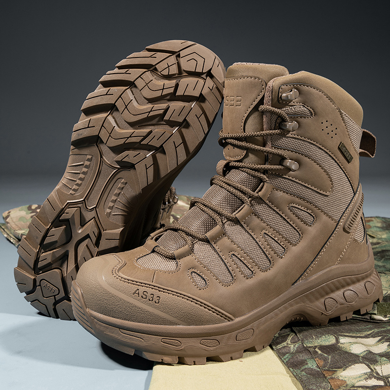 Men Tactical Boots Lace Up Bra - Waterproof Winter Boot 评论和价格